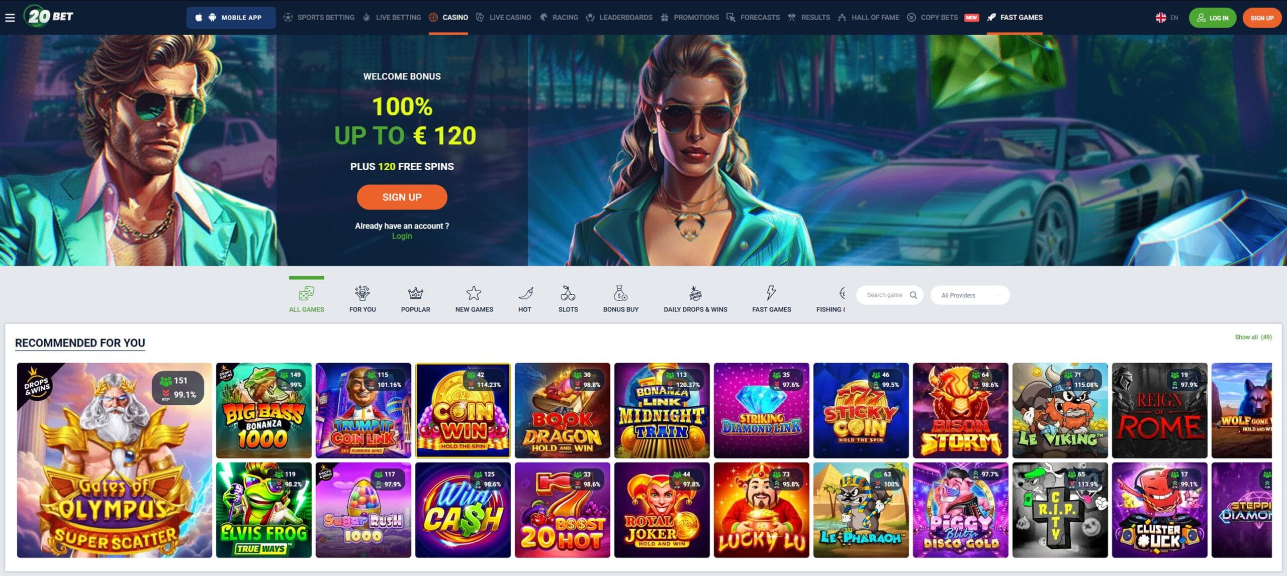 20bet Casino – Established 2020, dual licence and Uncrossable Rush