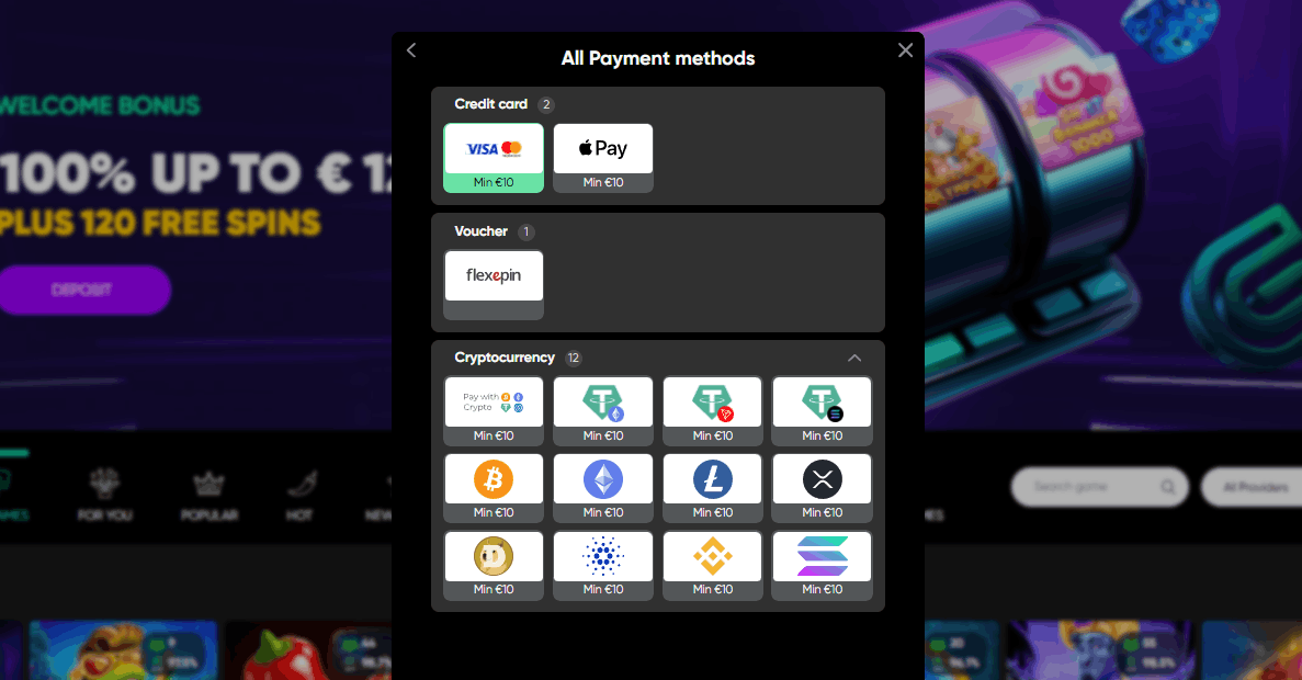 How to Deposit at Granawin Casino – Payment Methods and Minimum Deposit