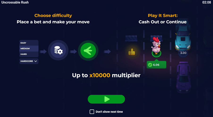 Uncrossable Rush – Game Features and Mechanics